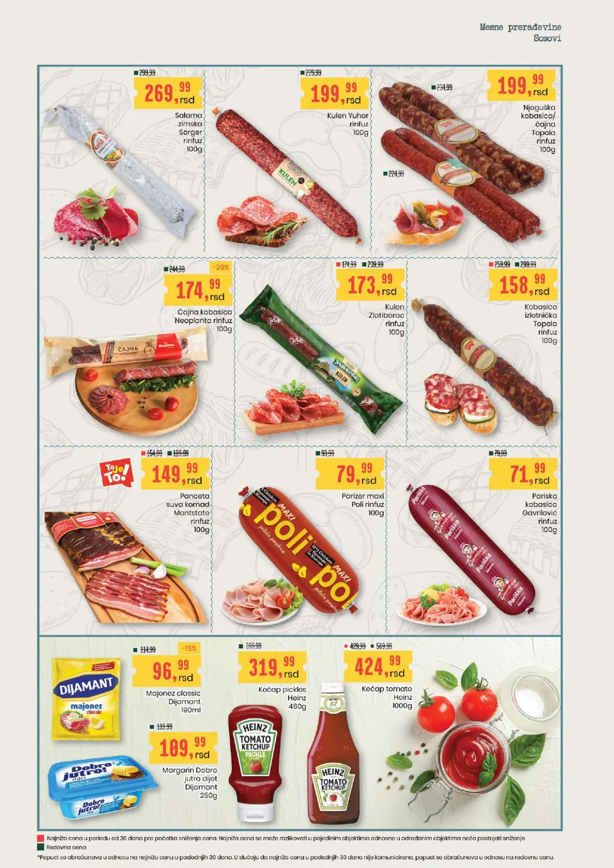 Aroma katalog stranica 8 – suve kobasice, kulen, salame, majonez i kečap