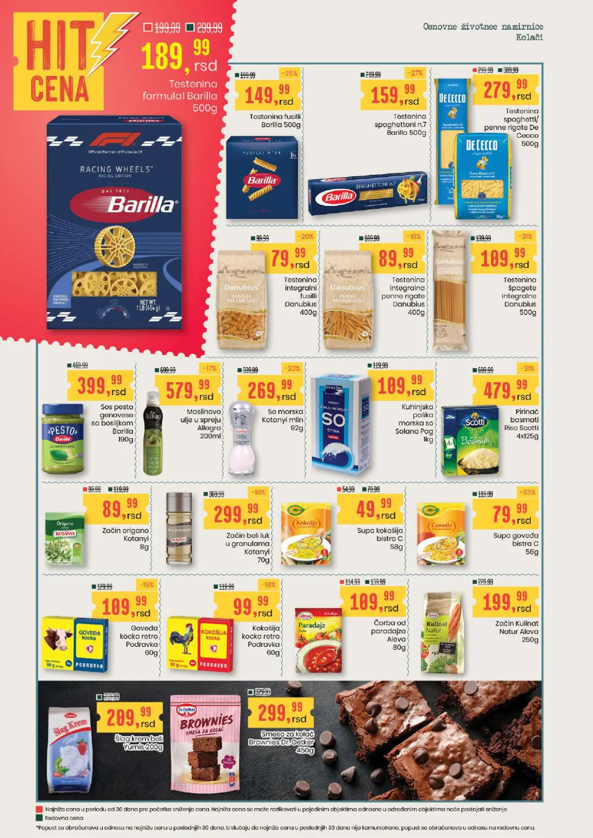 Aroma katalog stranica 10 – Barilla testenina, pirinač, ulje, začini, supe i sosovi
