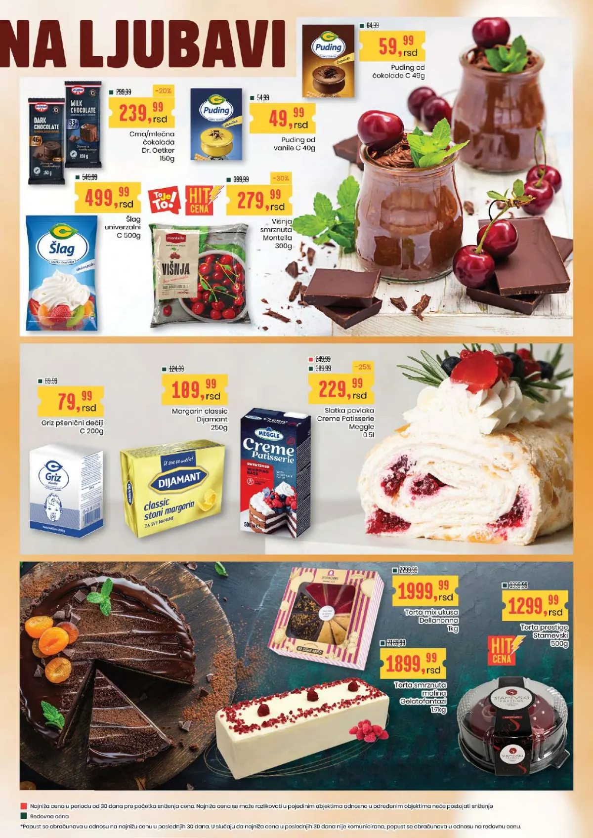 Aroma katalog stranica 13 – puding, šlag, čokolada, margarin, smrznuto voće i torte