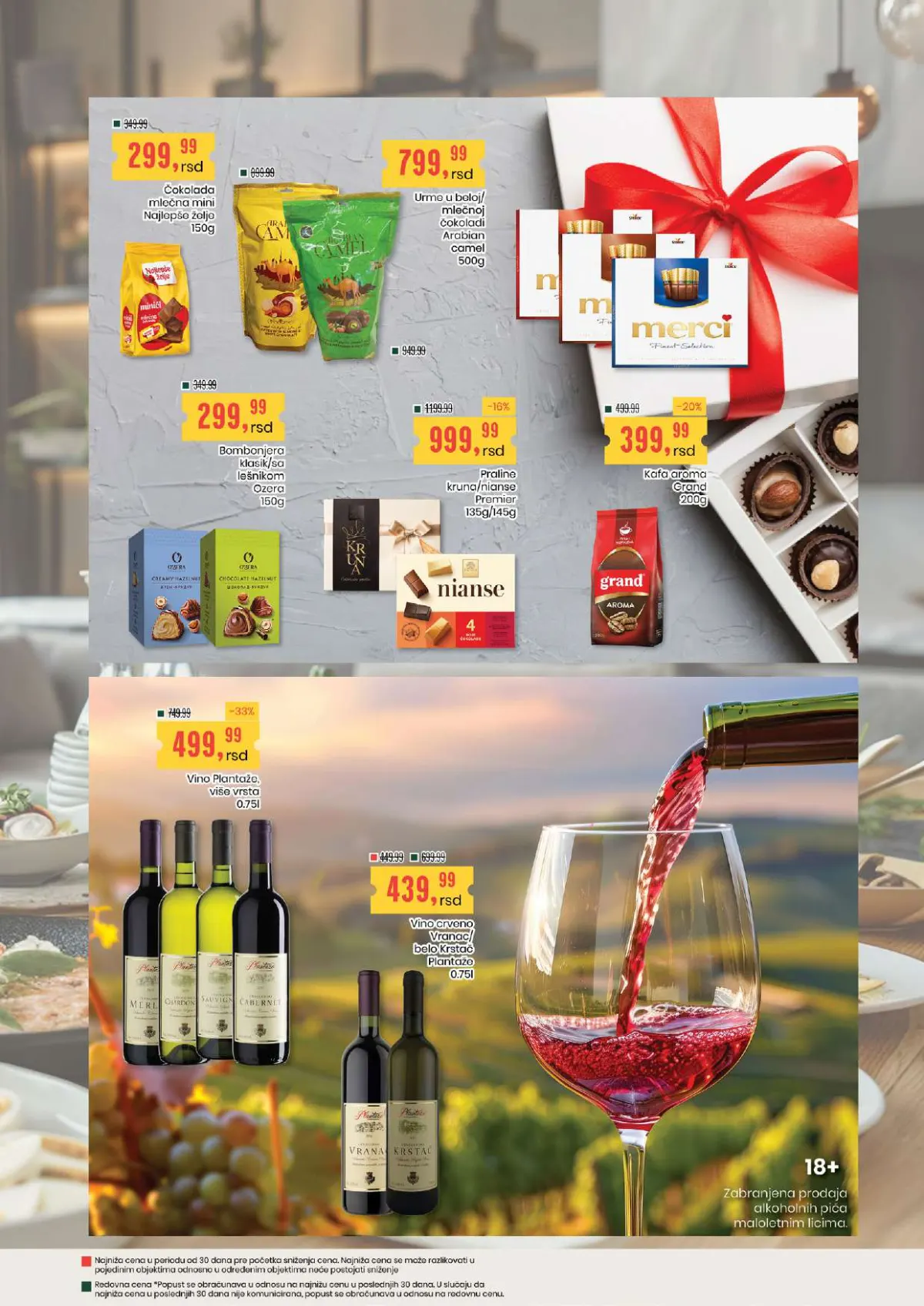 Aroma katalog stranica 15 – kafa, bombonjere, slatkiši, čokolade i vina