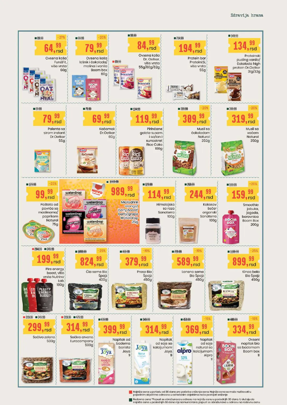 Aroma katalog stranica 18 – ovsene pahuljice, žitarice, integralni proizvodi i zdrava hrana