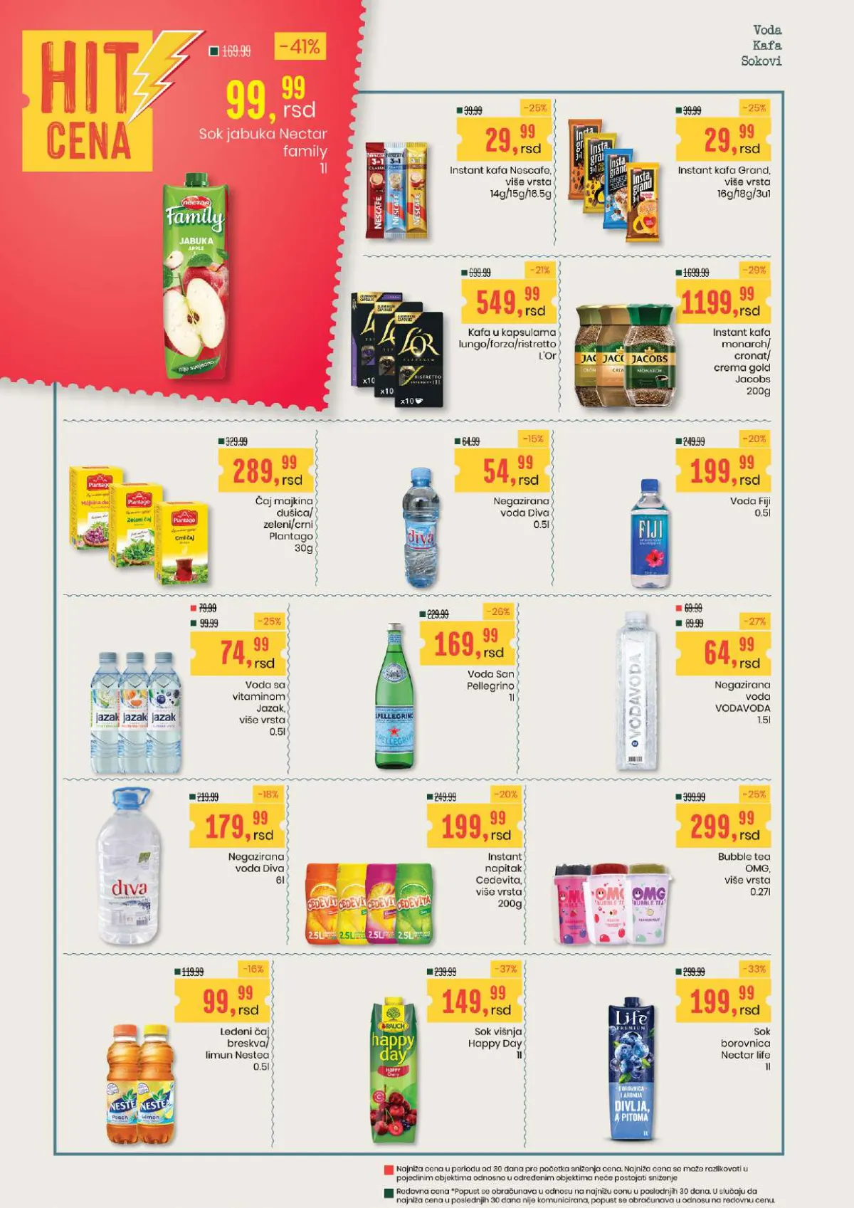 Aroma katalog stranica 20 – sok od jabuke, instant kafa, mineralna voda, sokovi i ledeni čaj