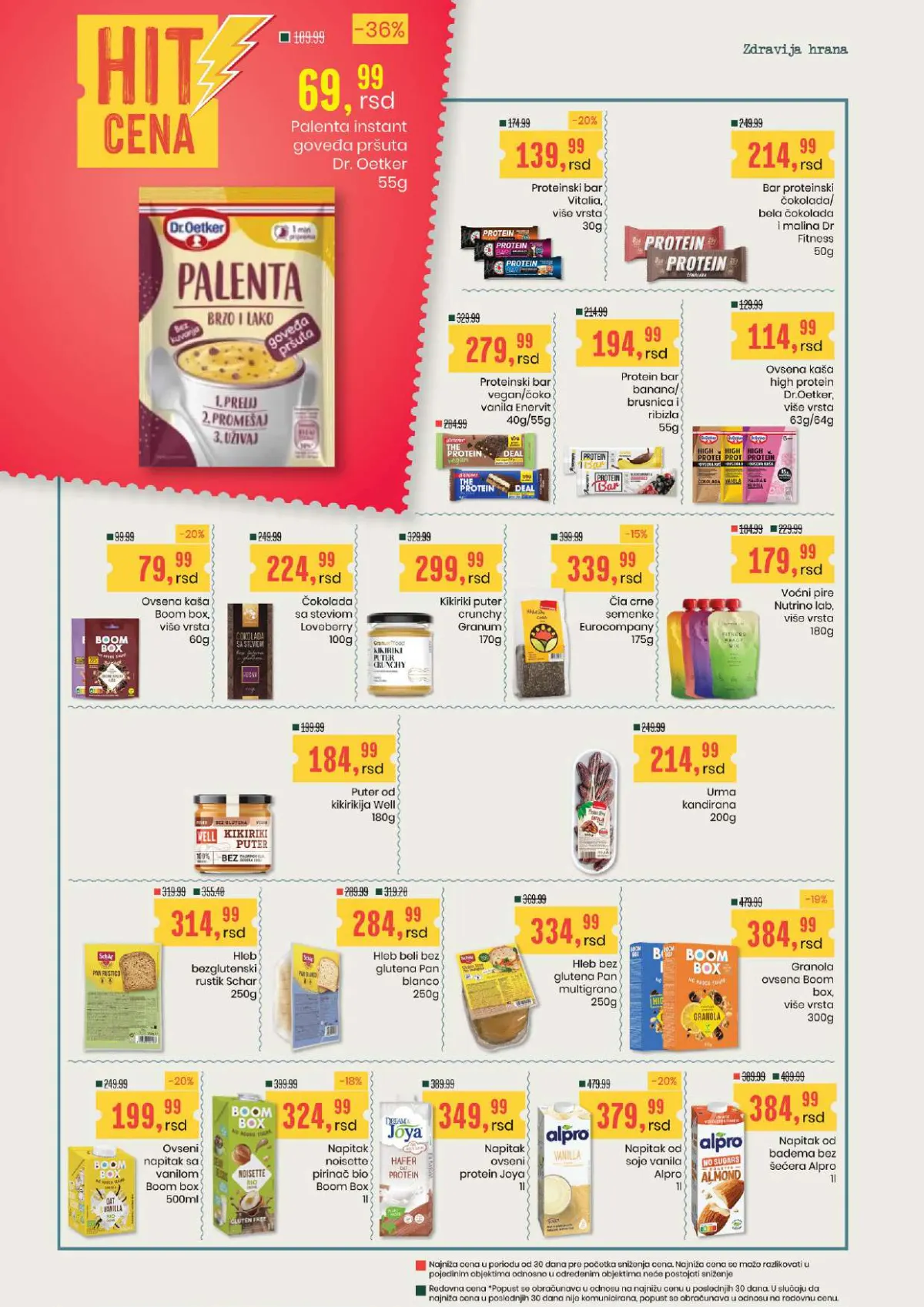 Aroma i Aroma City – palenta, proteinske pločice, ovsene pahuljice, pirinač i biljni napici