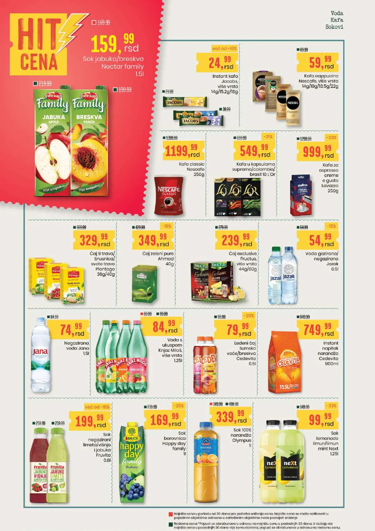 Aroma i Aroma City – Nectar Family sokovi, kafa, čajevi, mineralna voda i voćni napici