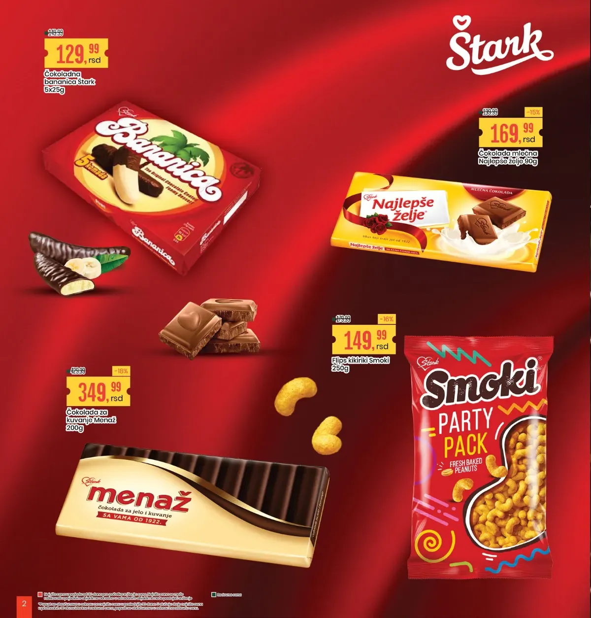 Aroma Top brendovi katalog – Štark Bananica, Najlepše želje, Menaž i Smoki na akciji