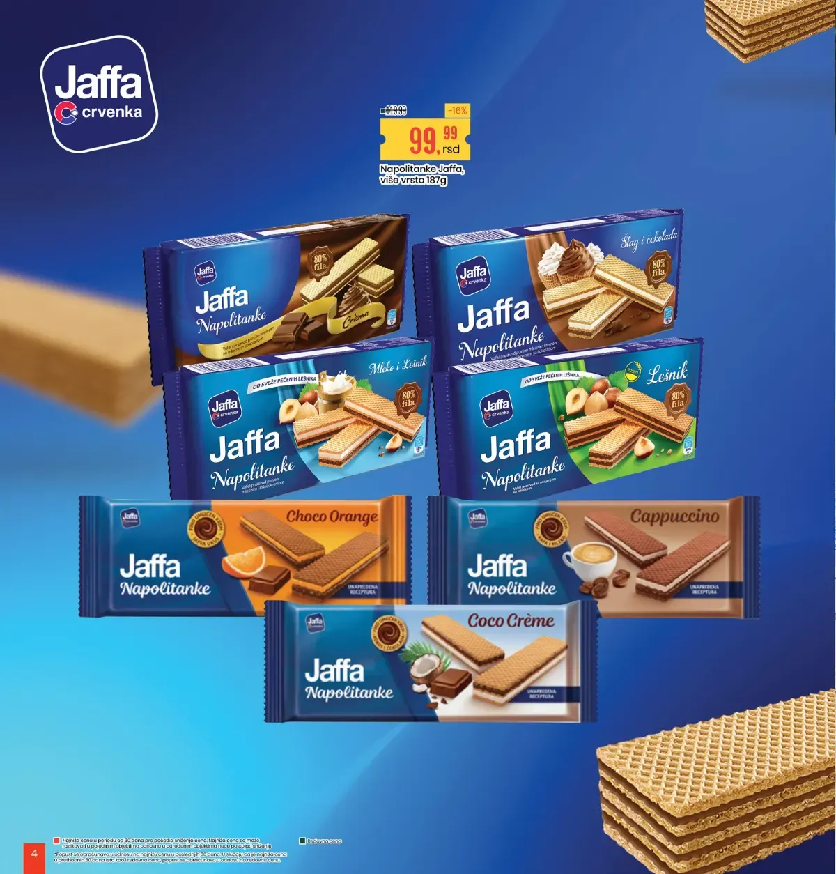 Aroma Top brendovi – Jaffa Napolitanke različitih ukusa na akciji