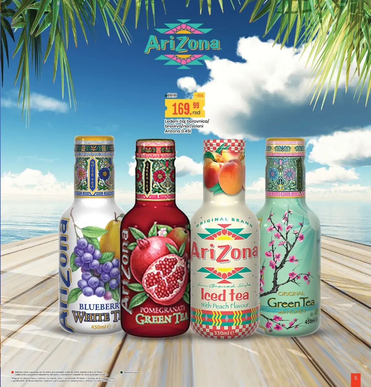 Aroma katalog – Arizona ledeni čajevi po akcijskoj ceni