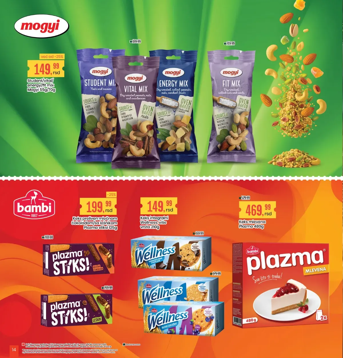 Aroma katalog – Mogyi orašasti plodovi i Bambi Plazma proizvodi na akciji