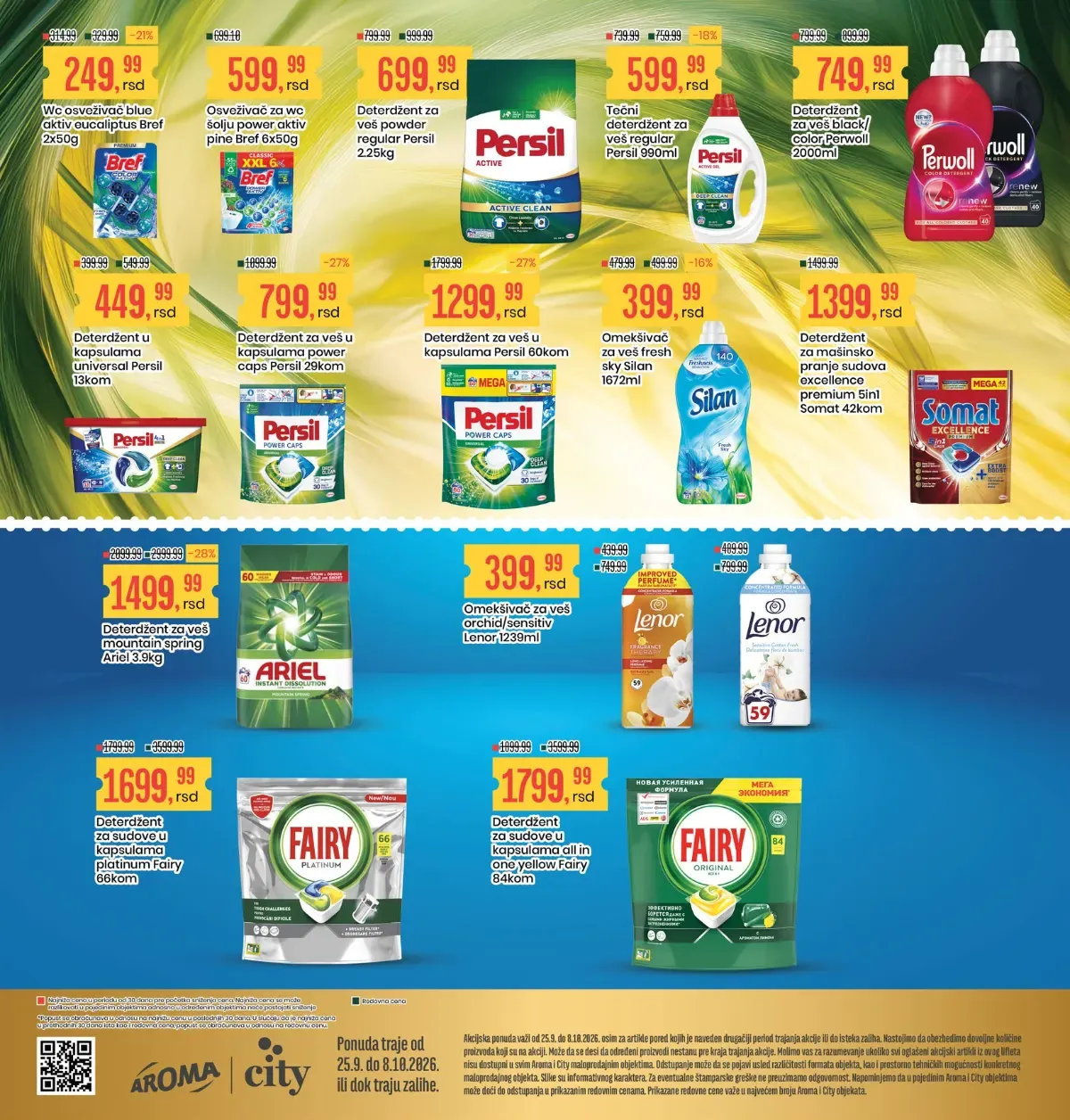 Aroma katalog – Persil, Perwoll, Ariel, Fairy, Lenor i Somat kućna hemija na akciji