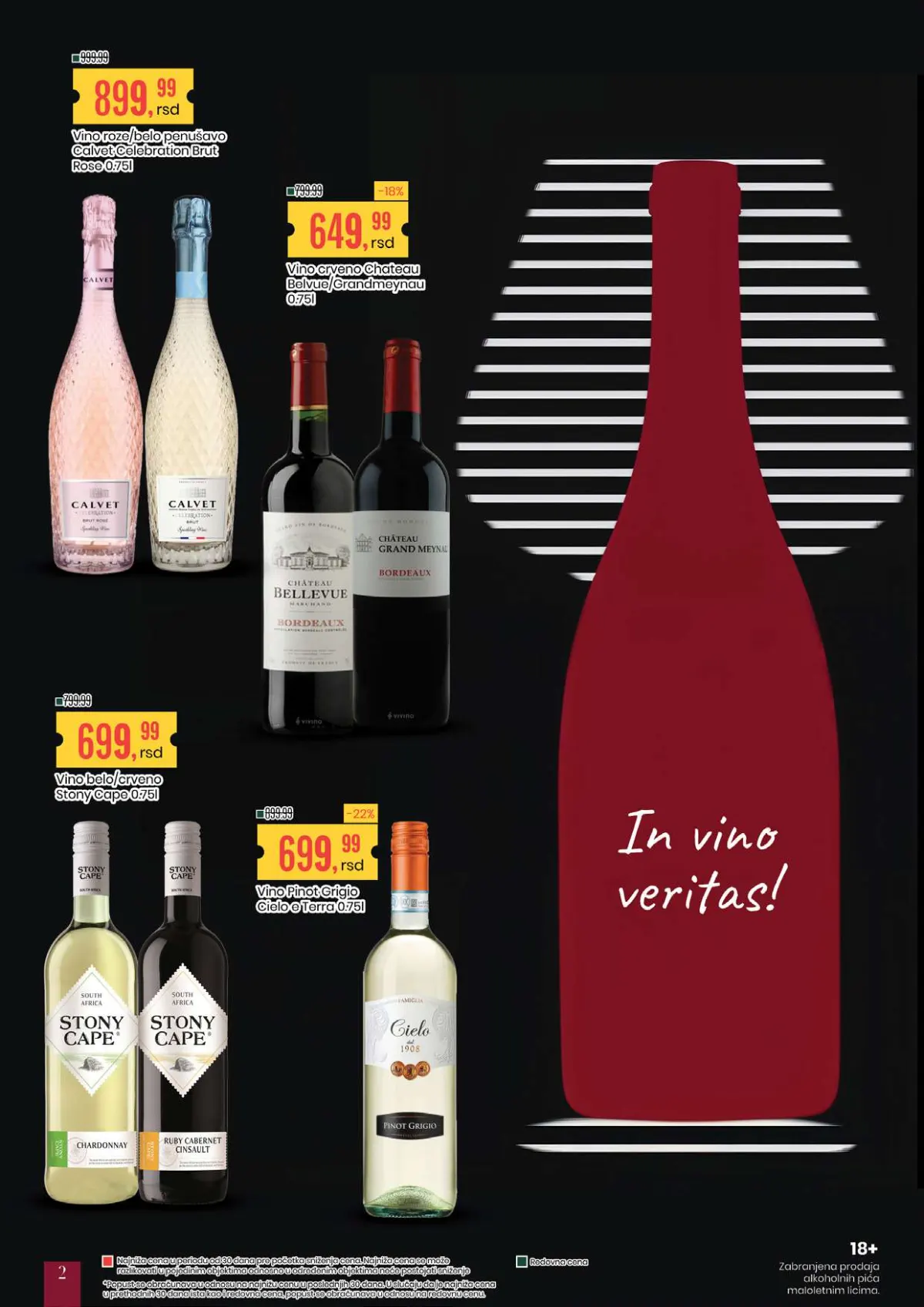 Aroma katalog vina – akcijske cene vina Calvet, Stony Cape i drugih odabranih vina