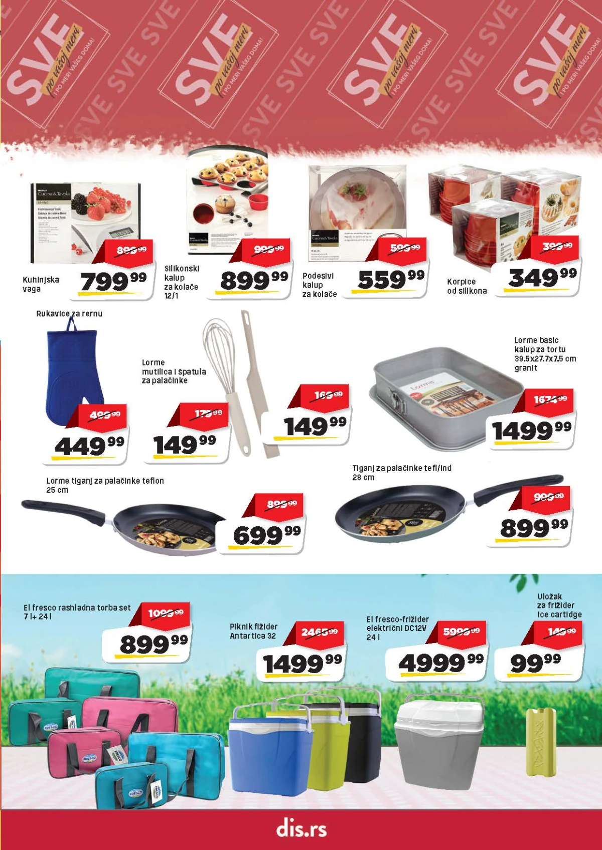 DIS katalog strana 21 – posuđe, kuhinjski pribor i proizvodi za domaćinstvo na akciji
