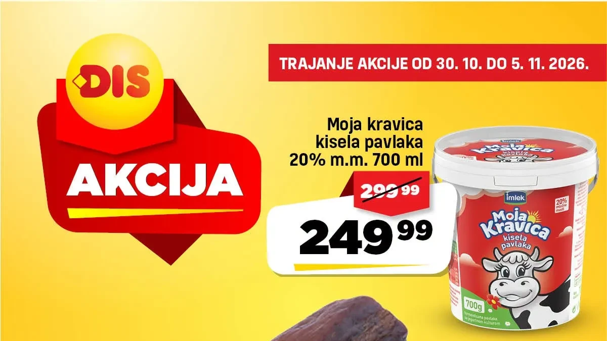 DIS katalog od 30.10. do 05.11.2026. – popusti do 50%, Persil deterdžent 1.799 dinara, kafa, meso, piće i prehrambeni proizvodi na akciji