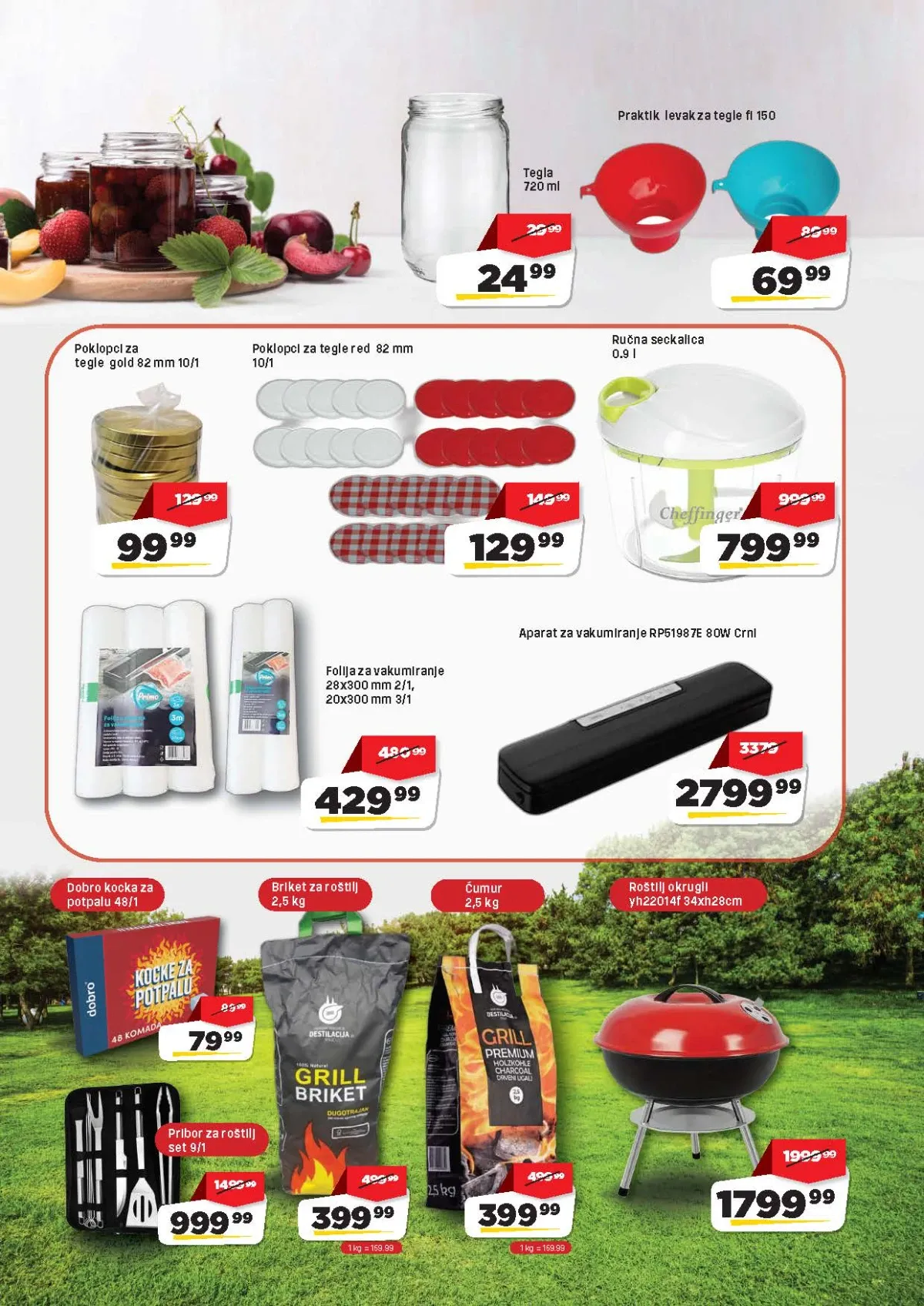 DIS katalog strana 22 – tegle, vakumirka, seckalica i oprema za roštilj