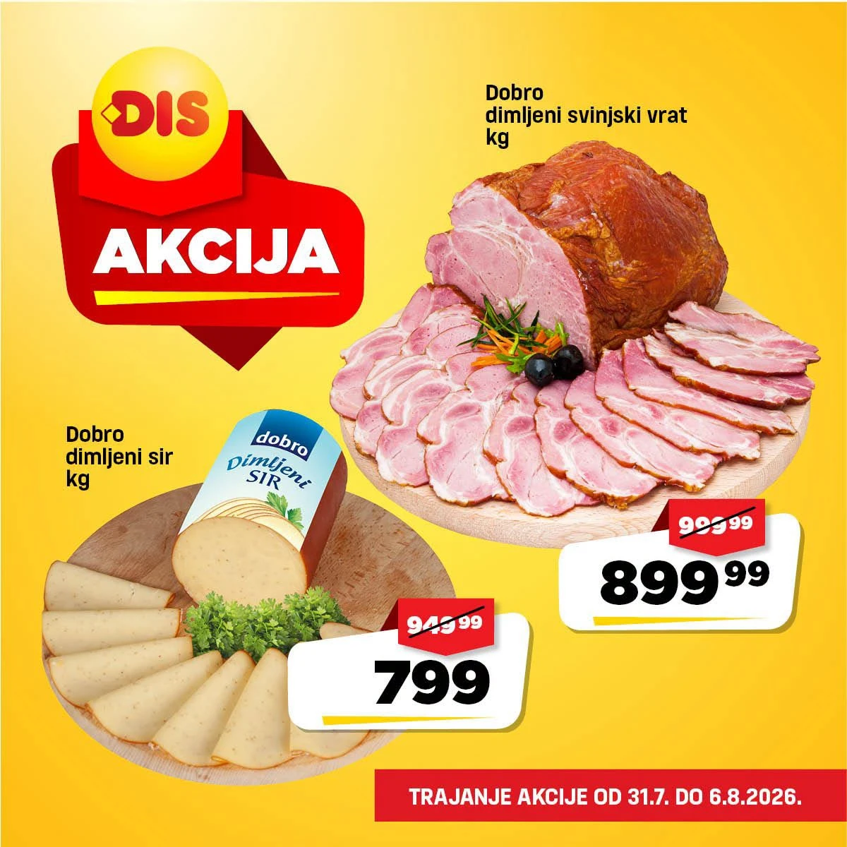 DIS Sveža akcija – strana 6 sa akcijskim cenama svežih proizvoda