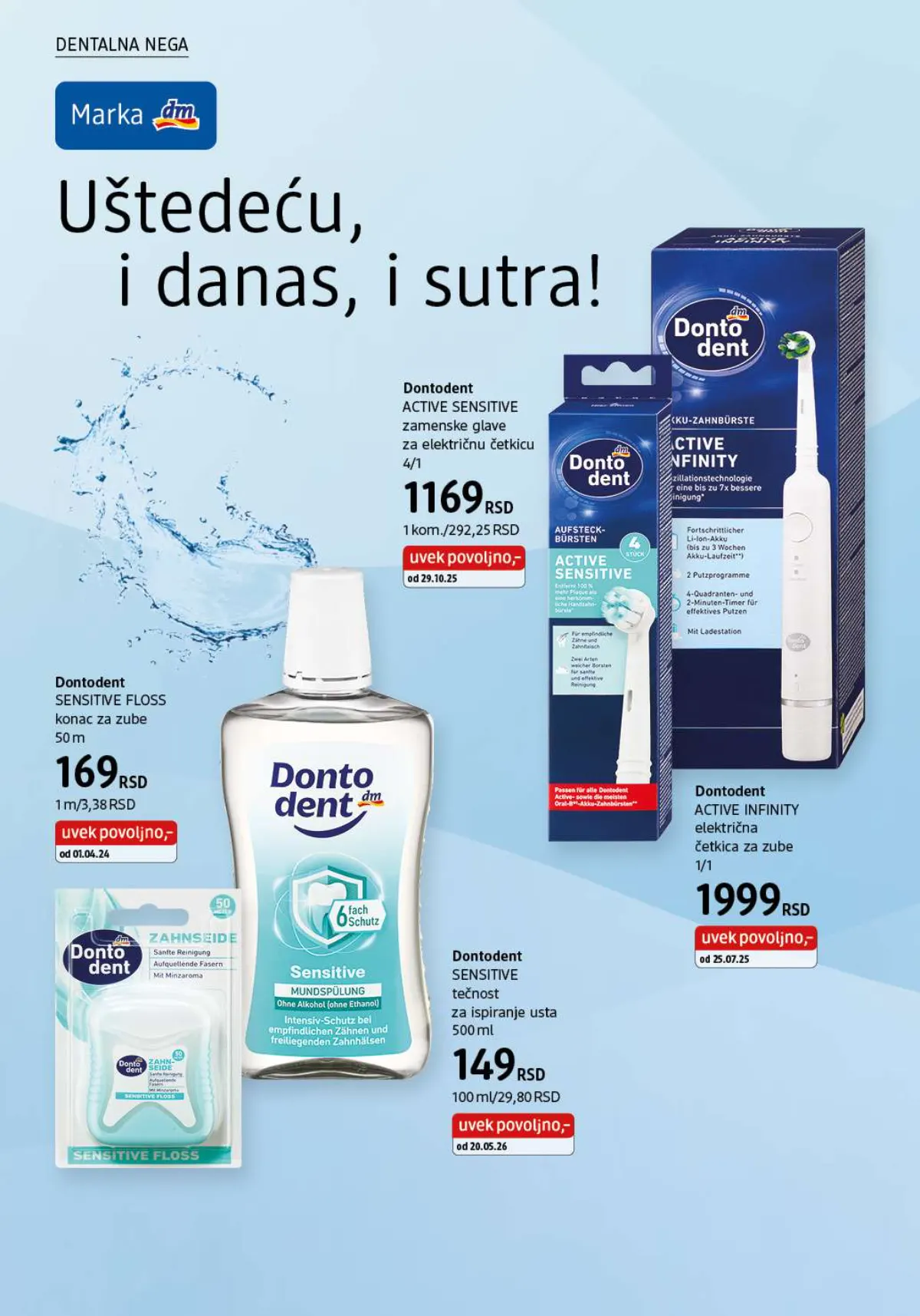 dm katalog oktobar 2026. – Dontodent dentalna nega