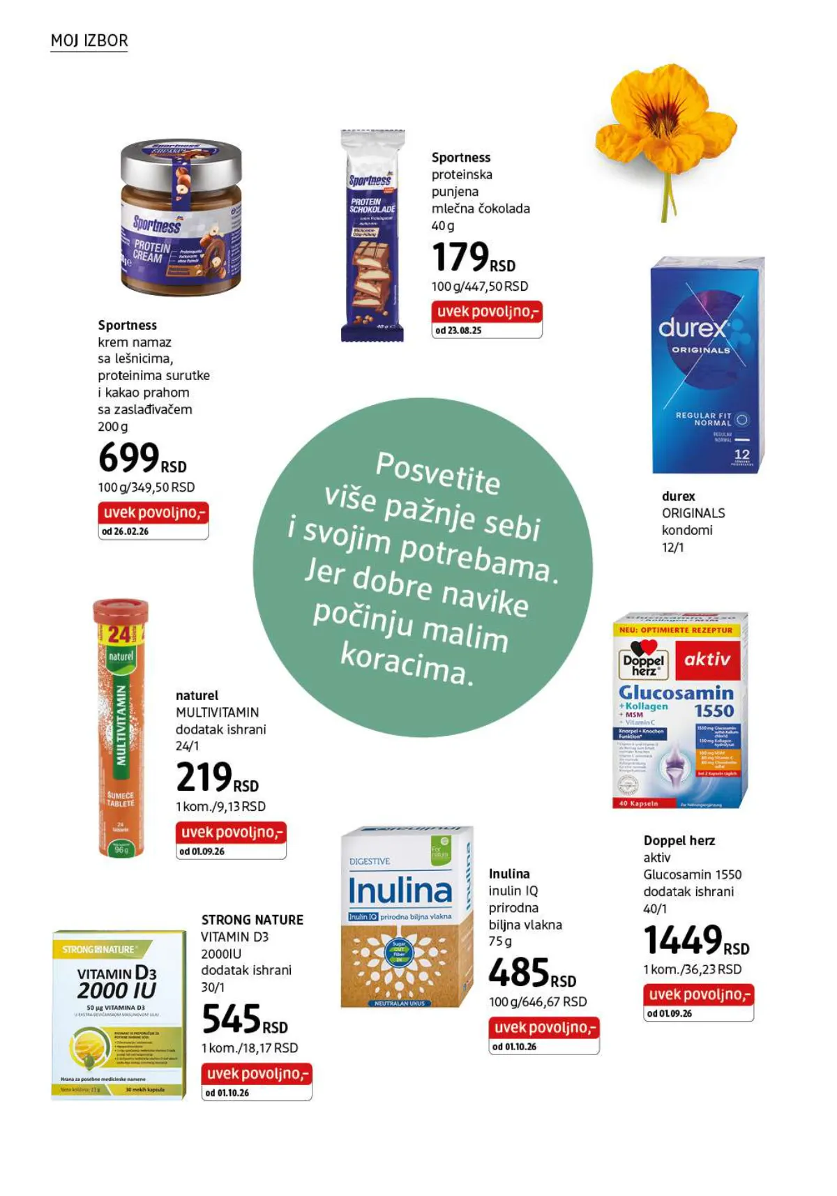 dm katalog oktobar 2026. – vitamini, suplementi i proizvodi za zdravlje