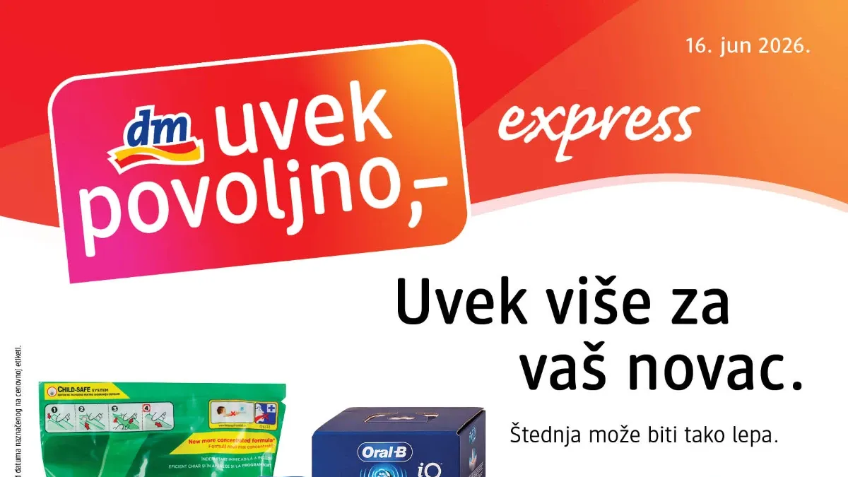 dm Uvek povoljno akcija do 31.07.2026. – trajno niske cene za kozmetiku, negu i domaćinstvo