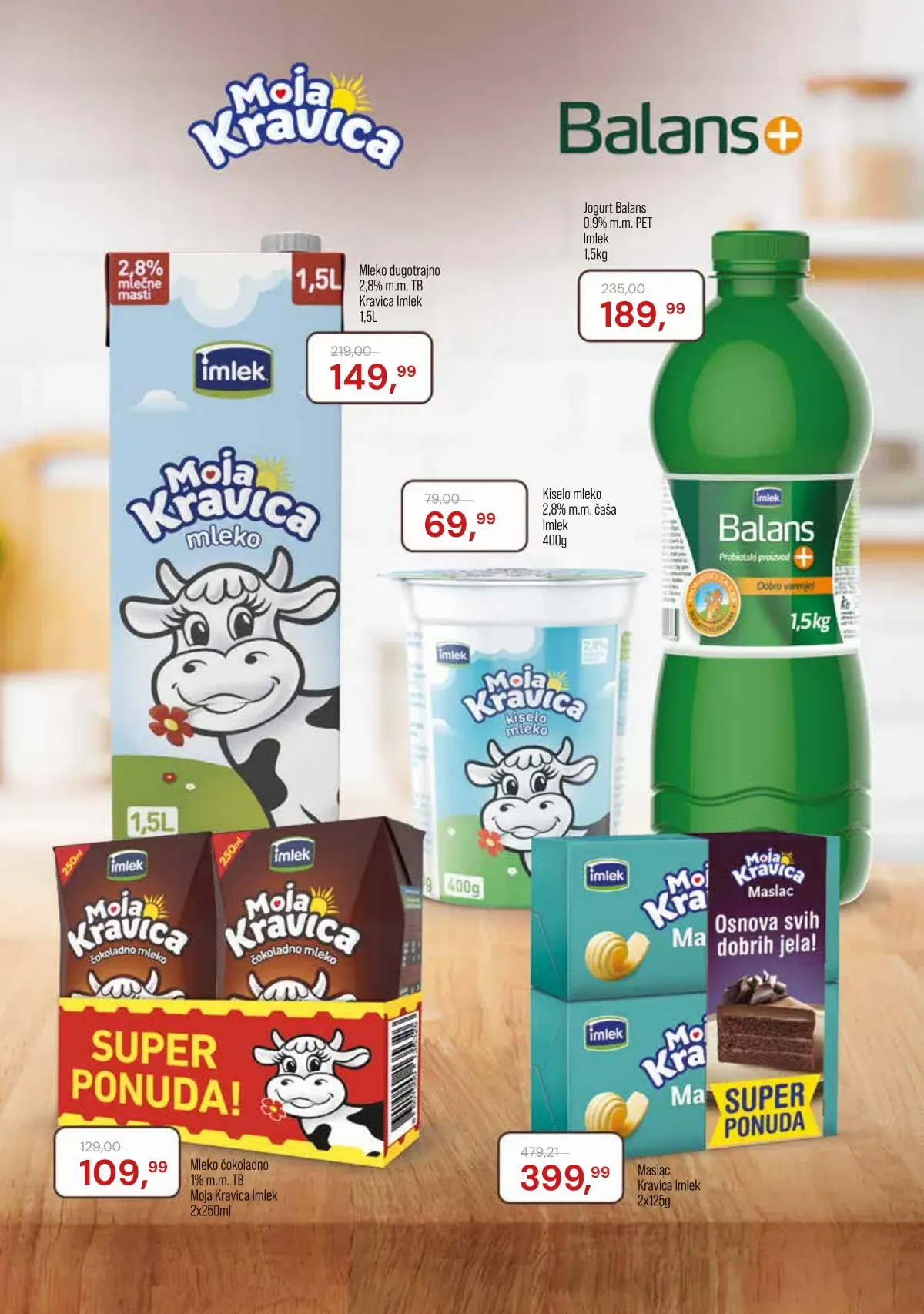 DTL Proleter katalog, strana 3 – mleko i mlečni proizvodi