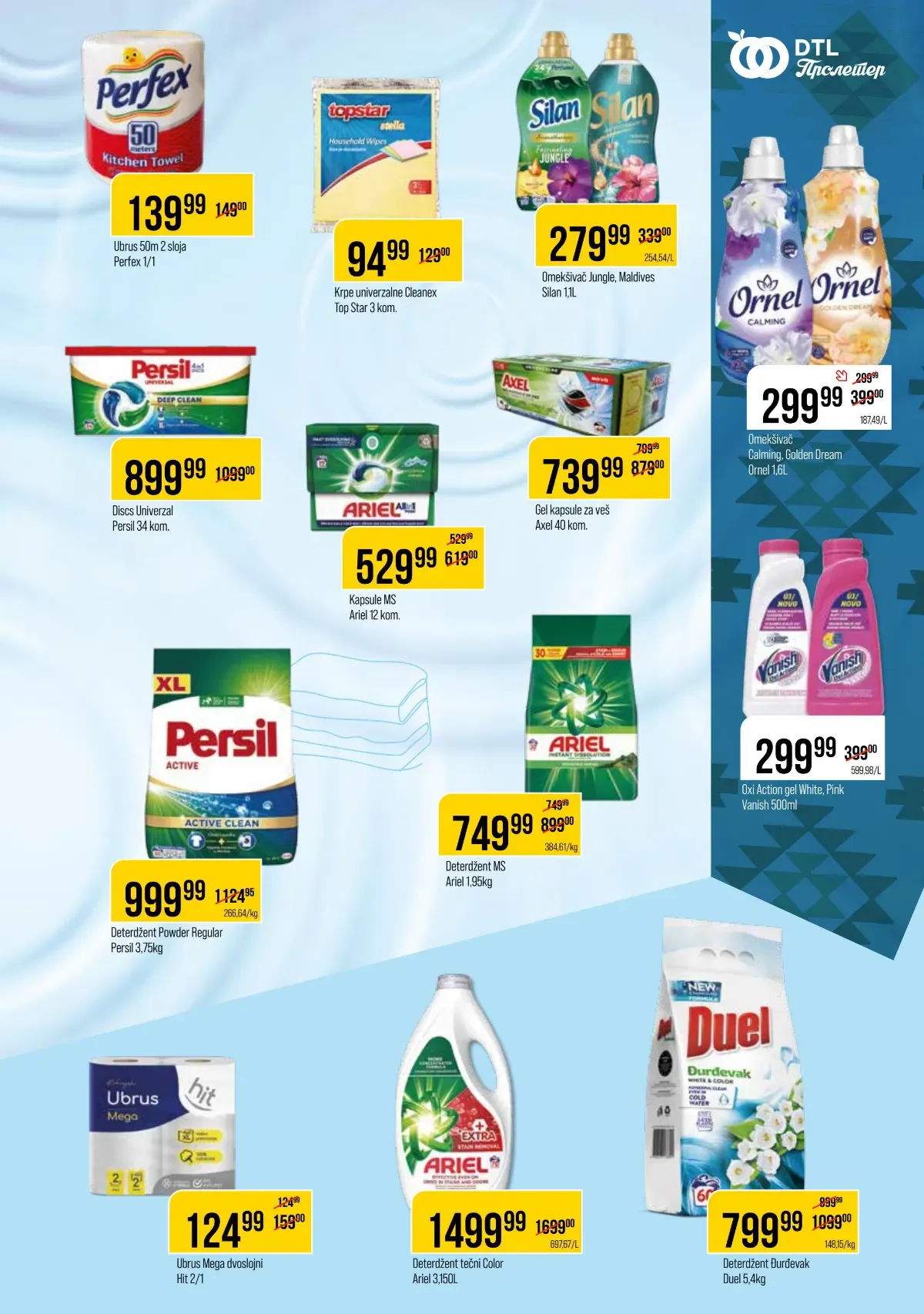 DTL Proleter katalog, strana 11 – deterdženti i omekšivači za veš