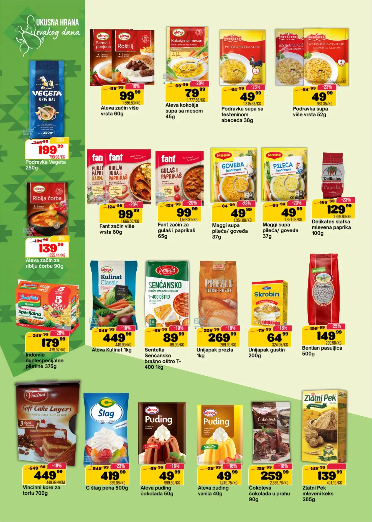 DTL SP Marketi katalog, strana 8 – brašno, testenina, začini i namirnice za kuvanje
