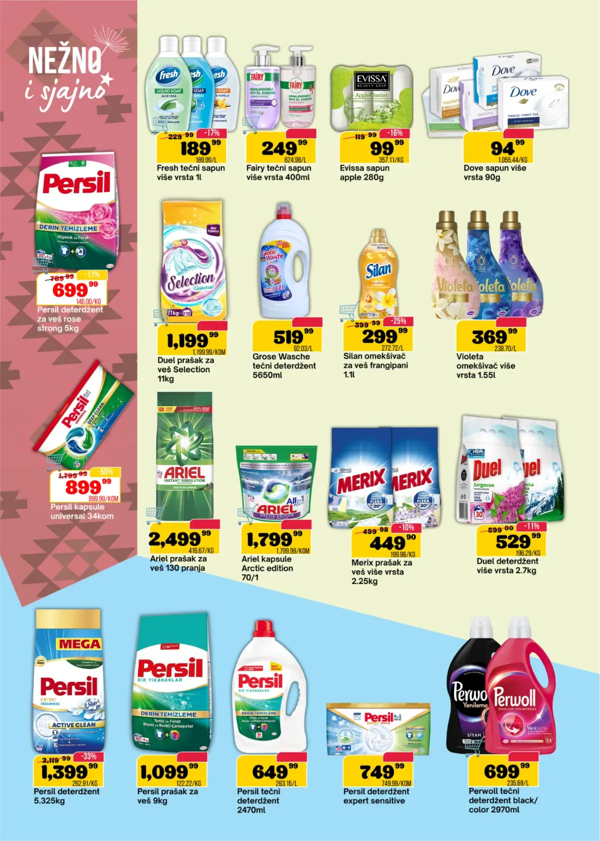 DTL SP Marketi katalog, strana 14 – Persil, Ariel i druga sredstva za pranje veša