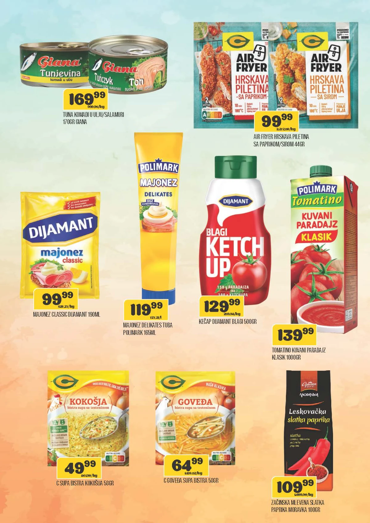 DTL Viva katalog do 24.08.2026. – tuna, majonez, kečap, supe i začini