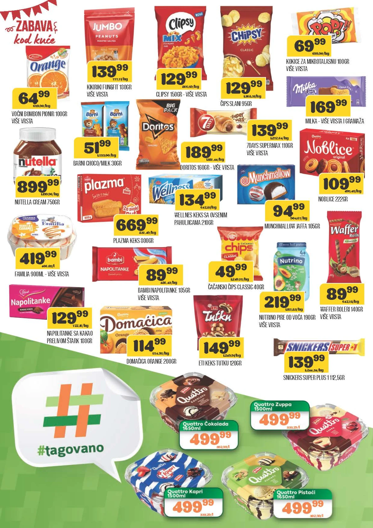 DTL Viva katalog do 24.08.2026. – Plazma, Nutella, Milka, grickalice i slatkiši