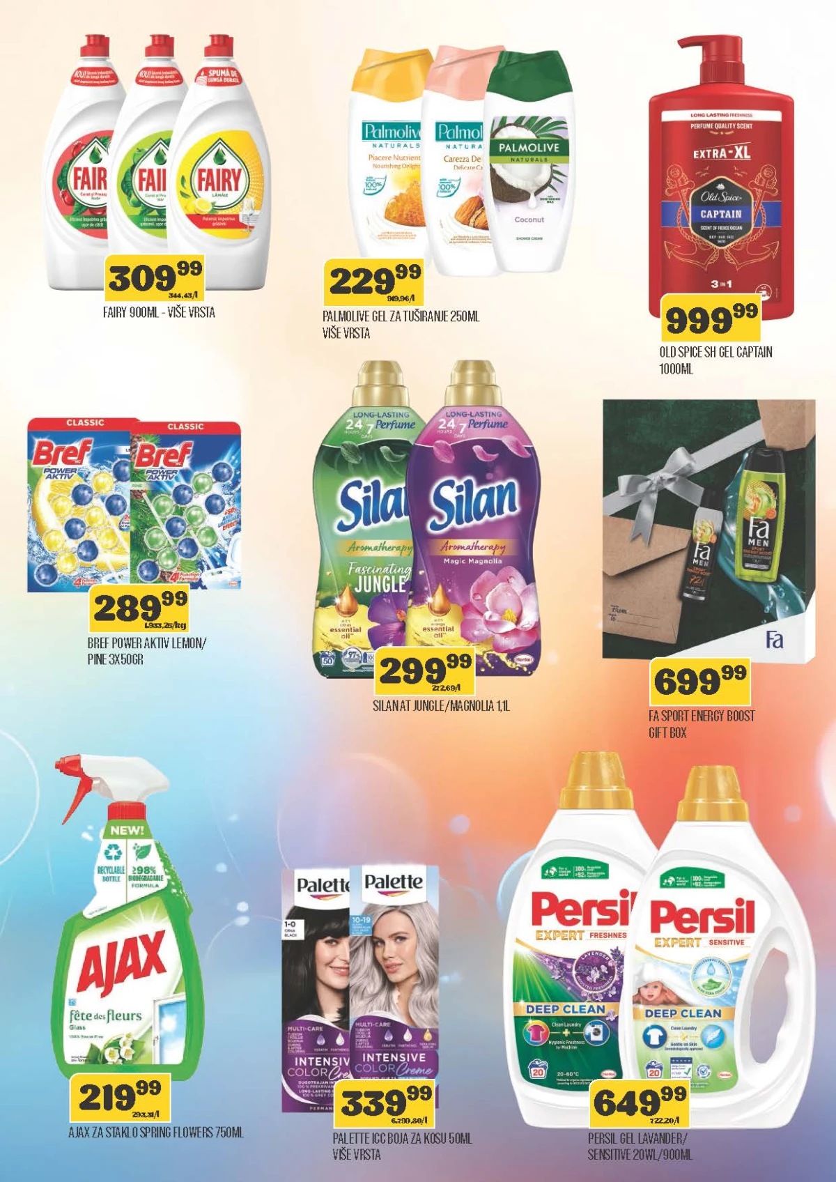 DTL Viva katalog do 24.08.2026. – Persil, Fairy, Silan, Bref i proizvodi za ličnu higijenu