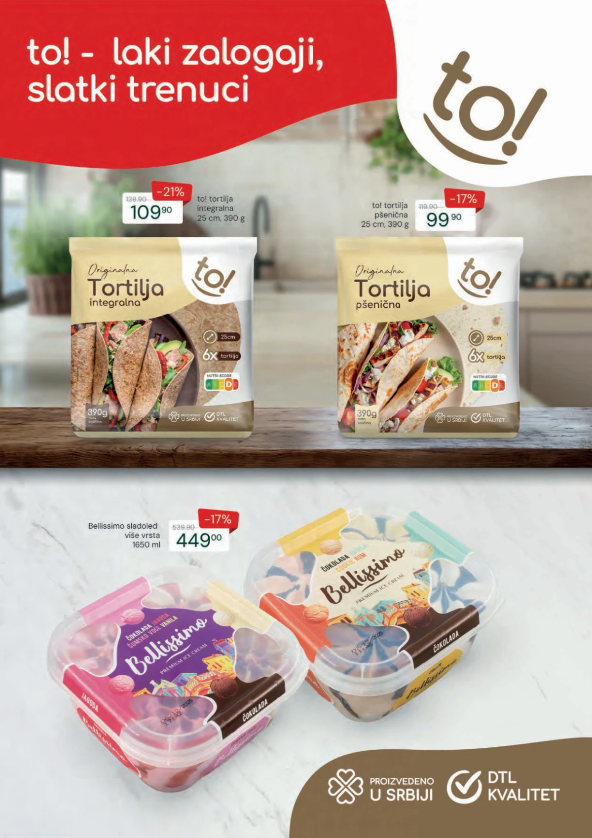 DTL Žuti Market katalog do 24.08.2026. – TO tortilje i Bellissimo sladoled na akciji