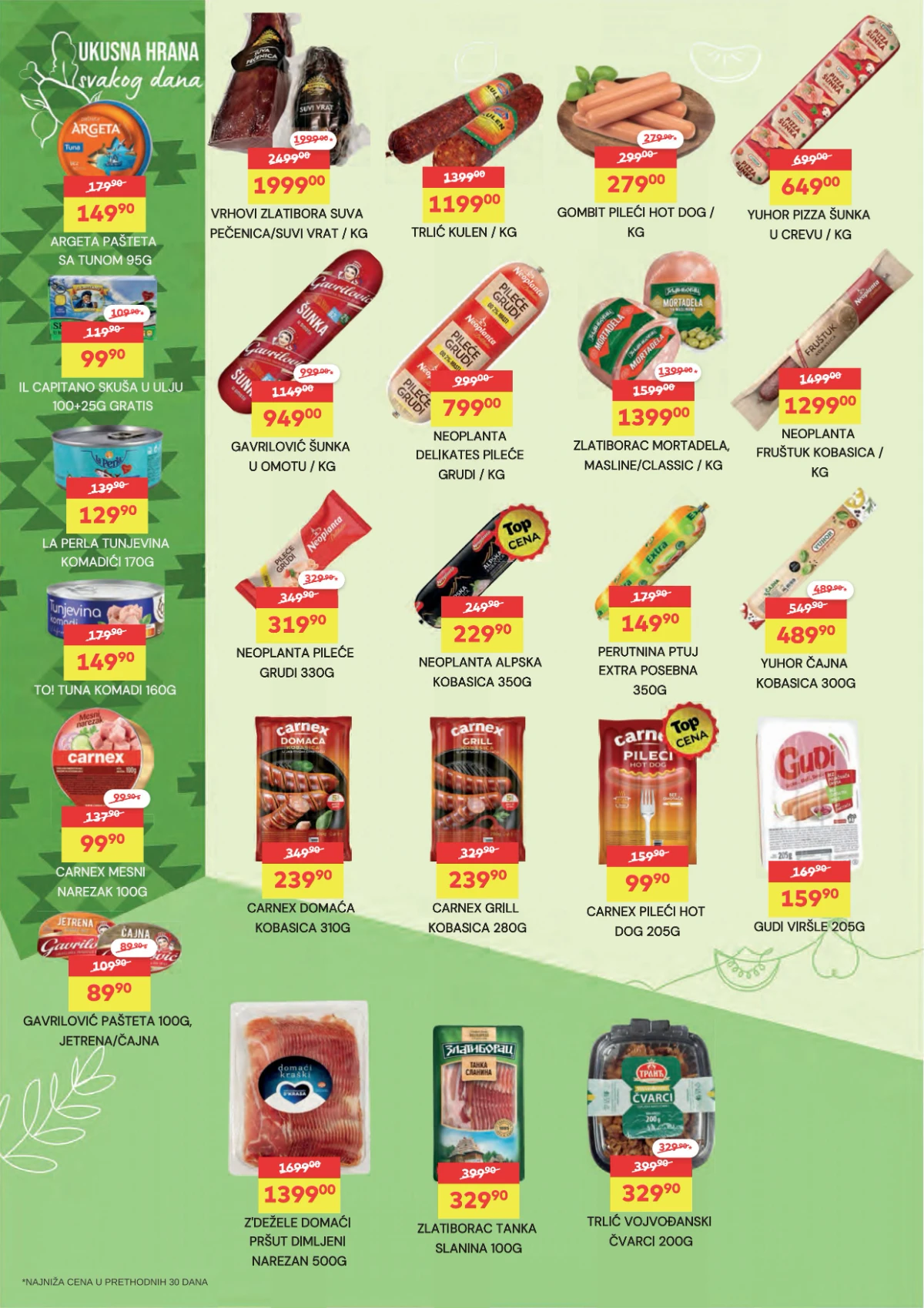 DTL Žuti Market katalog do 24.08.2026. – suhomesnati proizvodi, paštete, kobasice i šunka