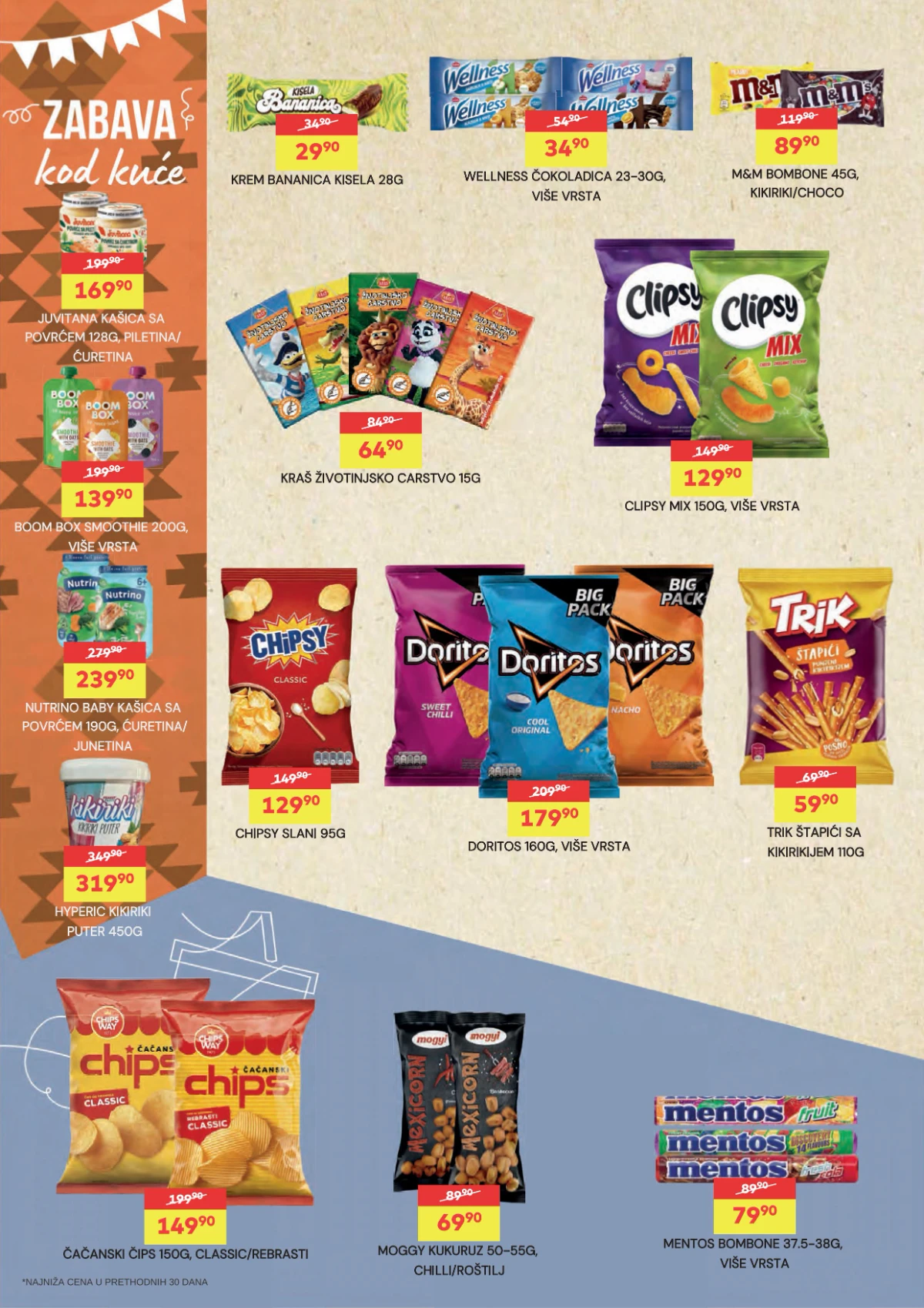 DTL Žuti Market katalog do 24.08.2026. – čips, Doritos, grickalice, bombone i slatkiši