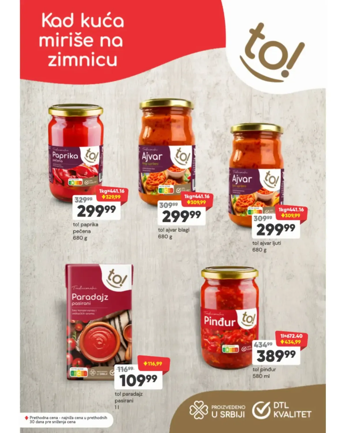 DTL Marmil katalog do 05.10.2026. – ajvar, paprika, paradajz i pinđur na akciji