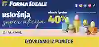 Forma Ideale nedeljna akcija nameštaja – sniženja i preko 40% do 19. aprila 2026