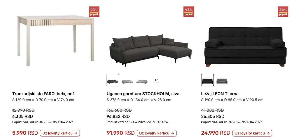 Forma Ideale katalog strana 5 – nedeljna akcija sniženja i preko 40% do 19. aprila 2026