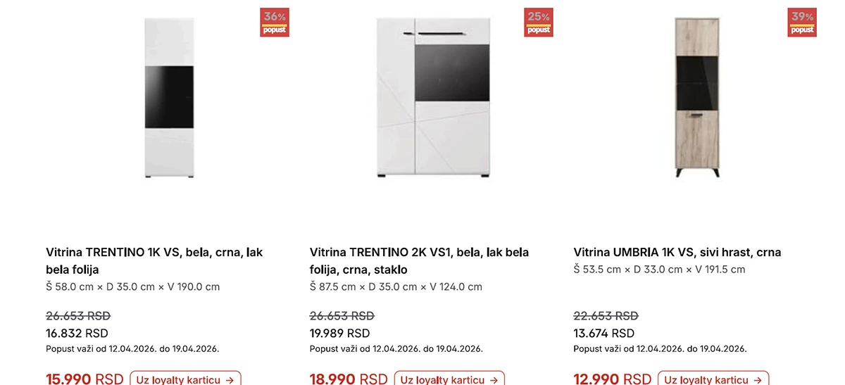 Forma Ideale katalog strana 7 – nedeljna akcija sniženja i preko 40% do 19. aprila 2026