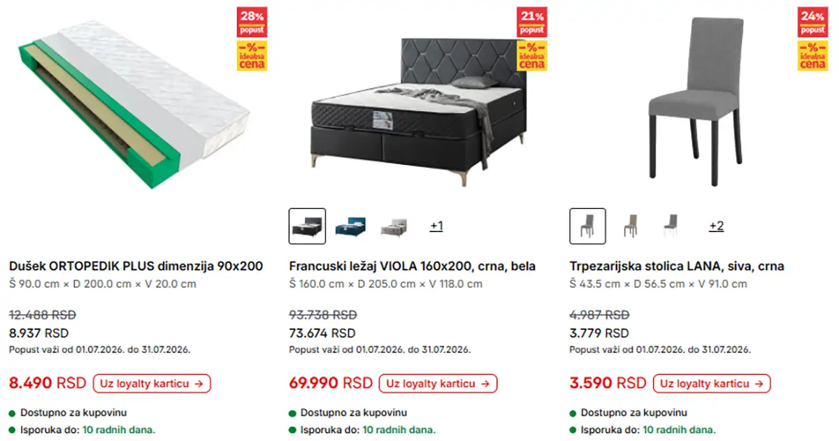 Forma Ideale dečje sobe i nameštaj za mlade na akciji