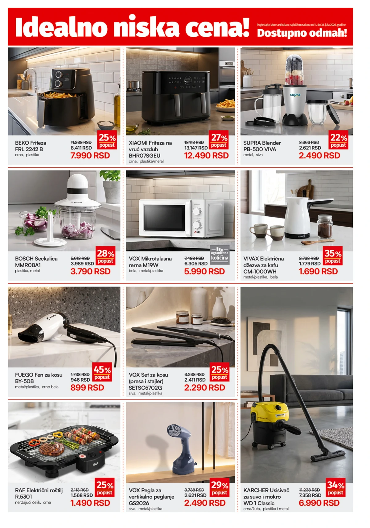 Forma Ideale katalog strana 3 – mali kućni aparati i usisivači na akciji