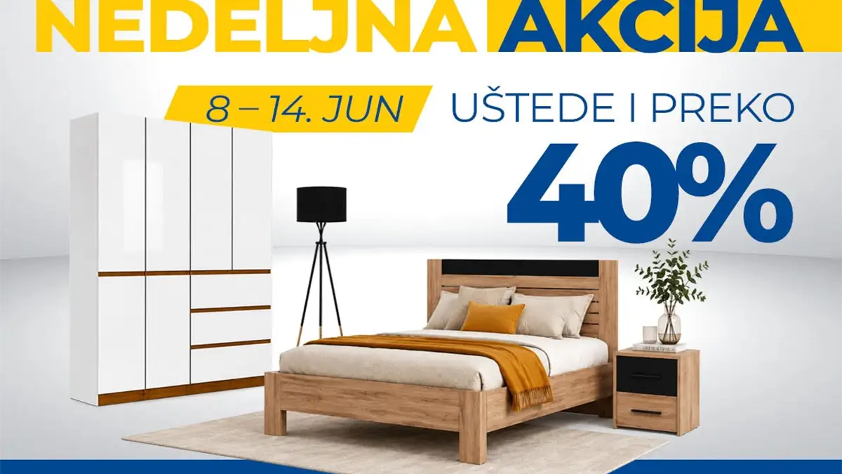 Forma Ideale nedeljna akcija do 49% popusta na nameštaj do 14.06.2026