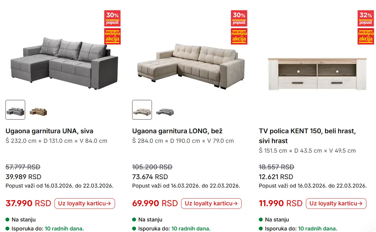 Forma Ideale katalog strana 4 – nedeljna akcija sniženja i preko 40% do 22. marta 2026