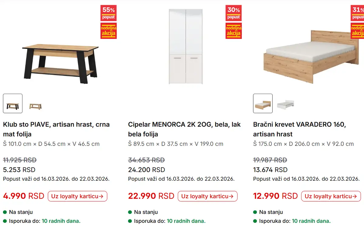 Forma Ideale katalog strana 6 – nedeljna akcija sniženja i preko 40% do 22. marta 2026