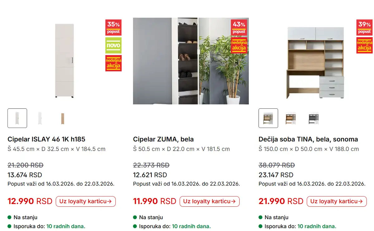 Forma Ideale katalog strana 8 – nedeljna akcija sniženja i preko 40% do 22. marta 2026