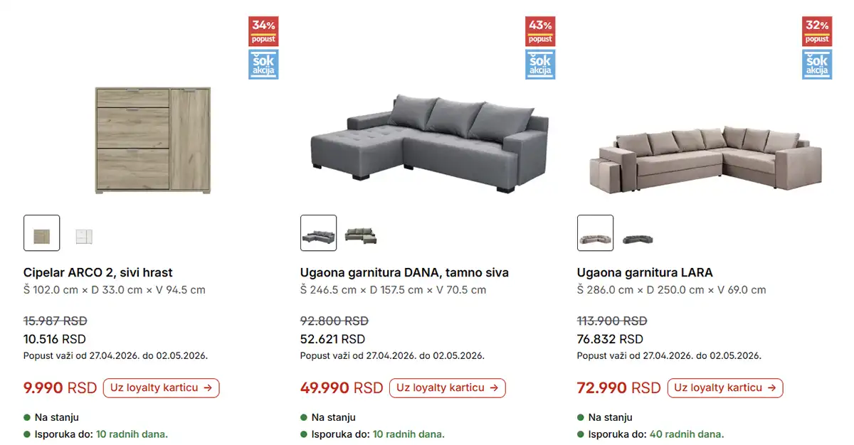 Forma Ideale katalog strana 6 – ormari, fotelje i ležajevi na velikom sniženju