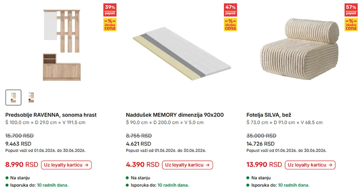 Forma Ideale akcija jun 2026 predsoblja fotelje i naddušeci strana 8