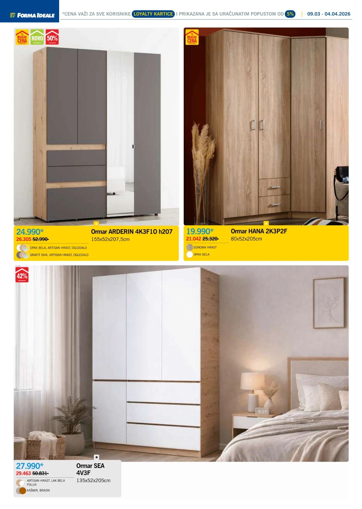 Forma Ideale katalog dečiji nameštaj – akcija do 4. aprila 2026. Forma Ideale katalog nameštaja – dečiji nameštaj i kreveti na akciji do 4. aprila 2026.