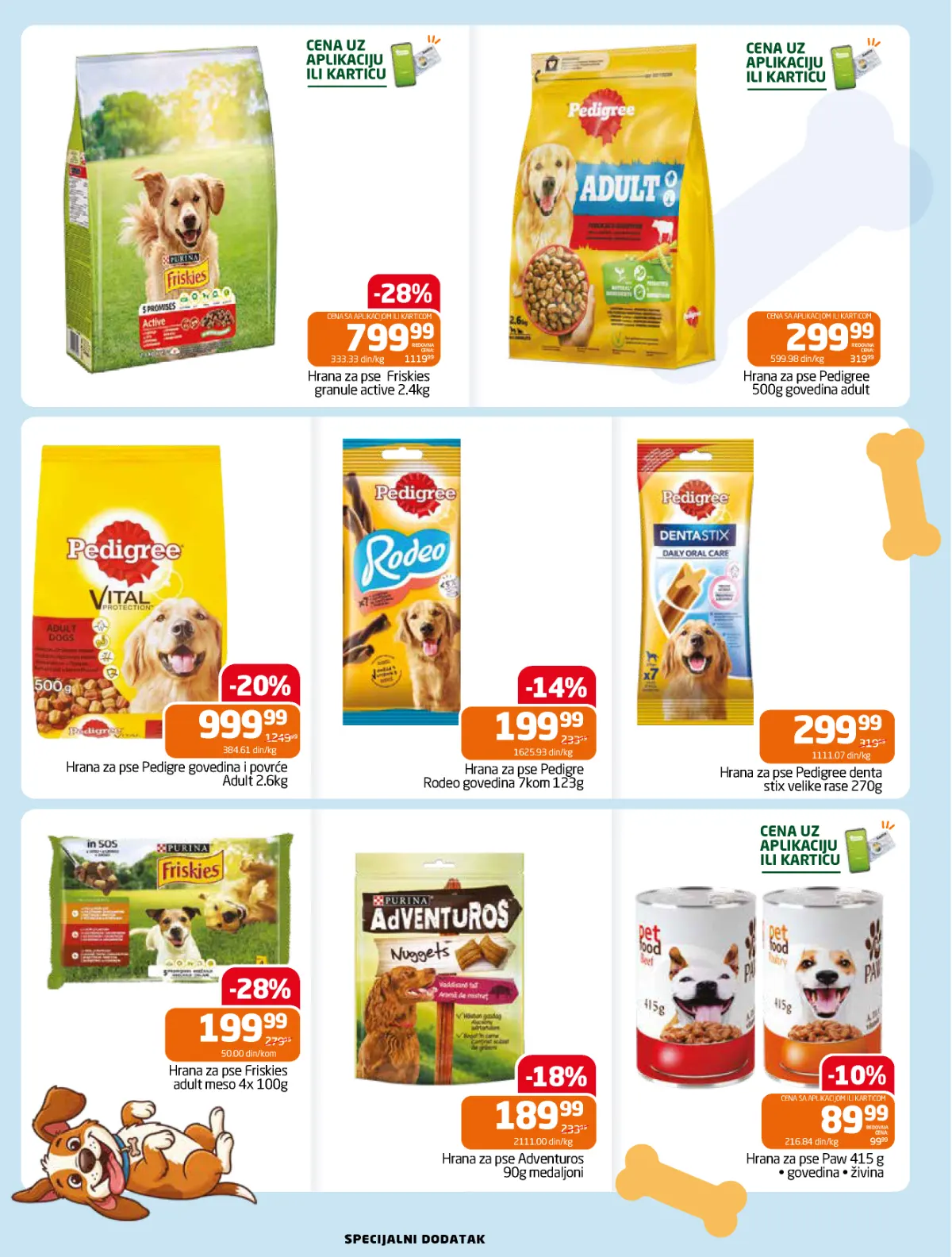 GOMEX katalog strana 30 – hrana i poslastice za pse