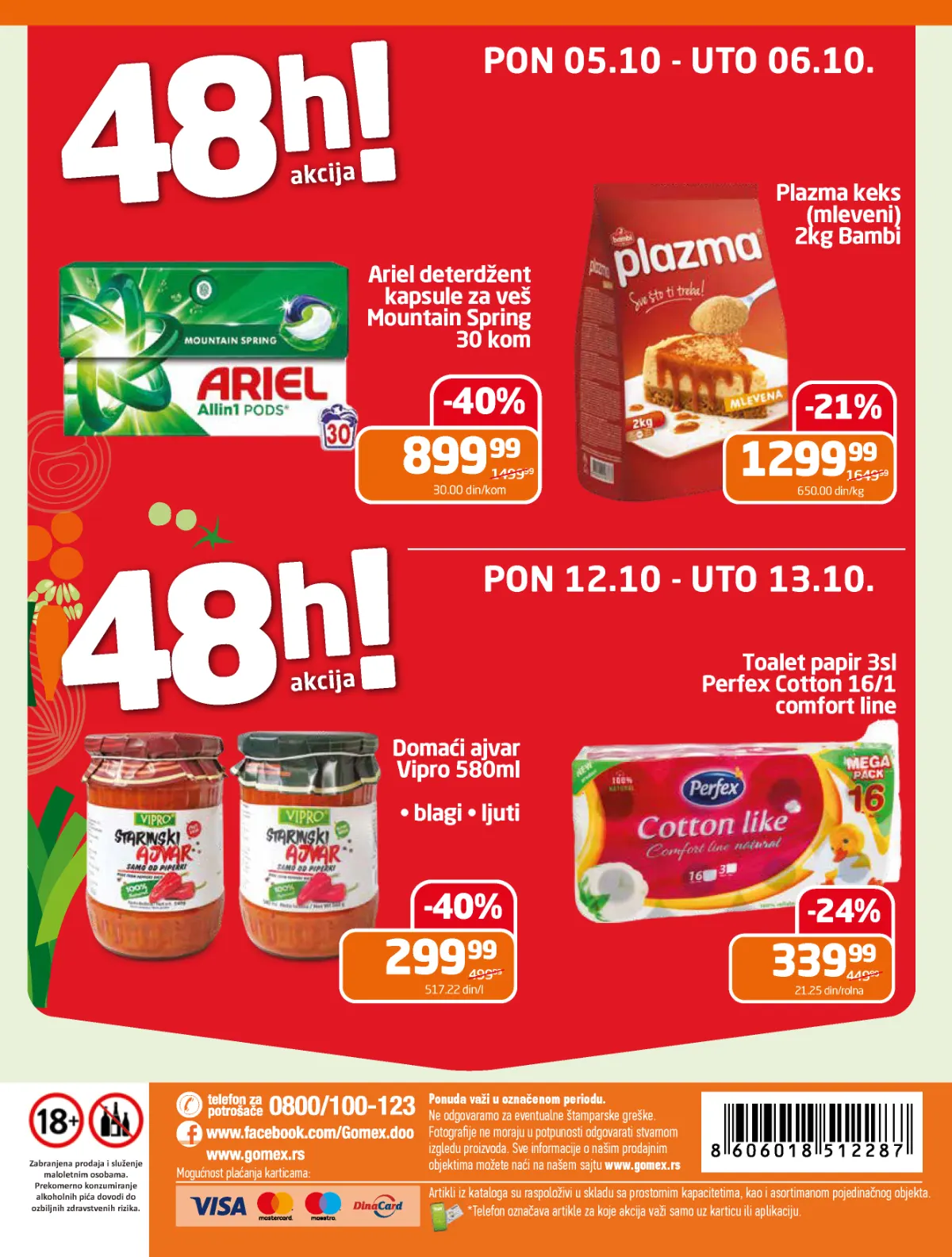 GOMEX katalog strana 32 – 48h akcije i završna ponuda