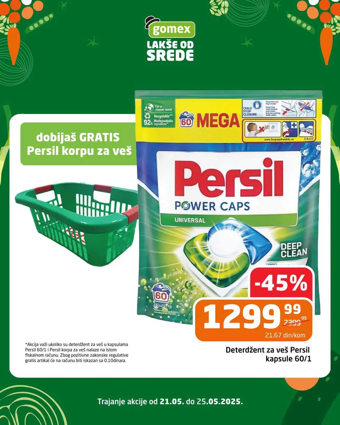Gomex Sveža akcija, meso, voće i povrće. Super cene