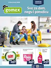 Gomex katalog neprehrane – sredstva za čišćenje i proizvodi za dom na akciji