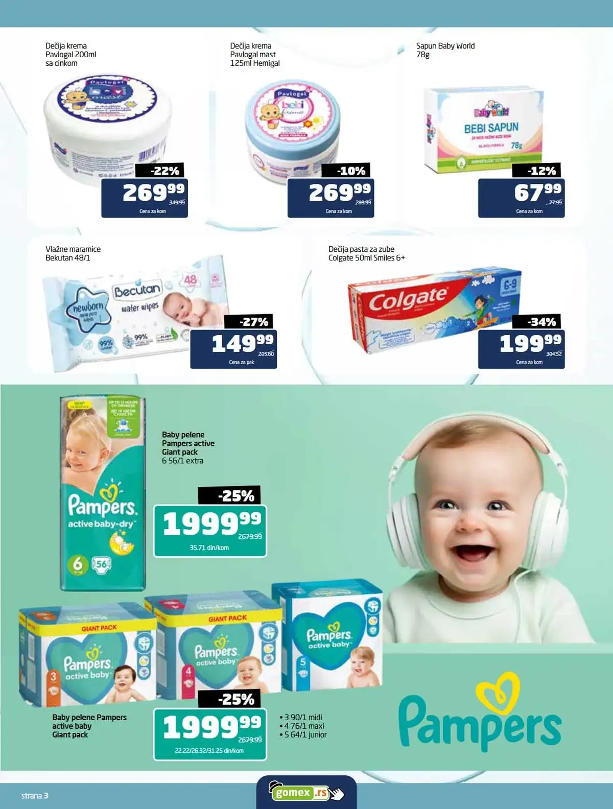Gomex akcija neprehrane katalog strana 3 ponuda