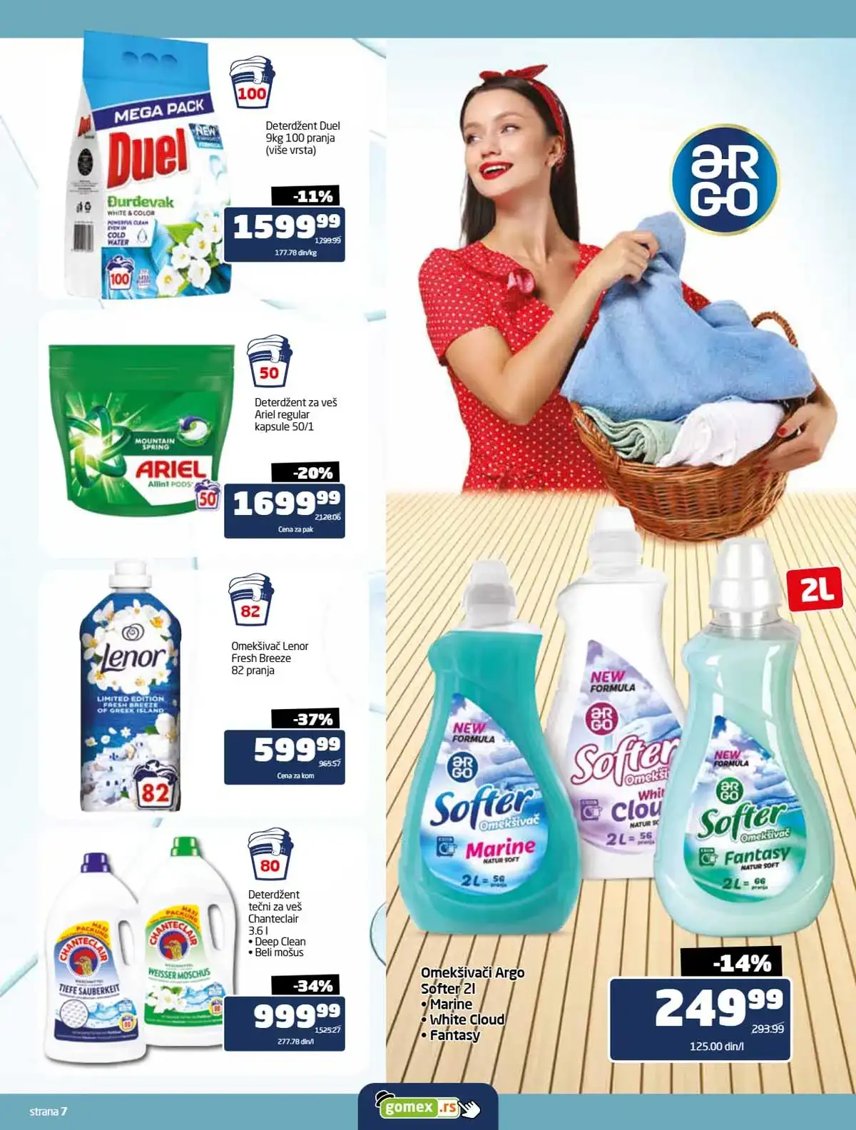 Gomex akcija neprehrane katalog strana 7 ponuda